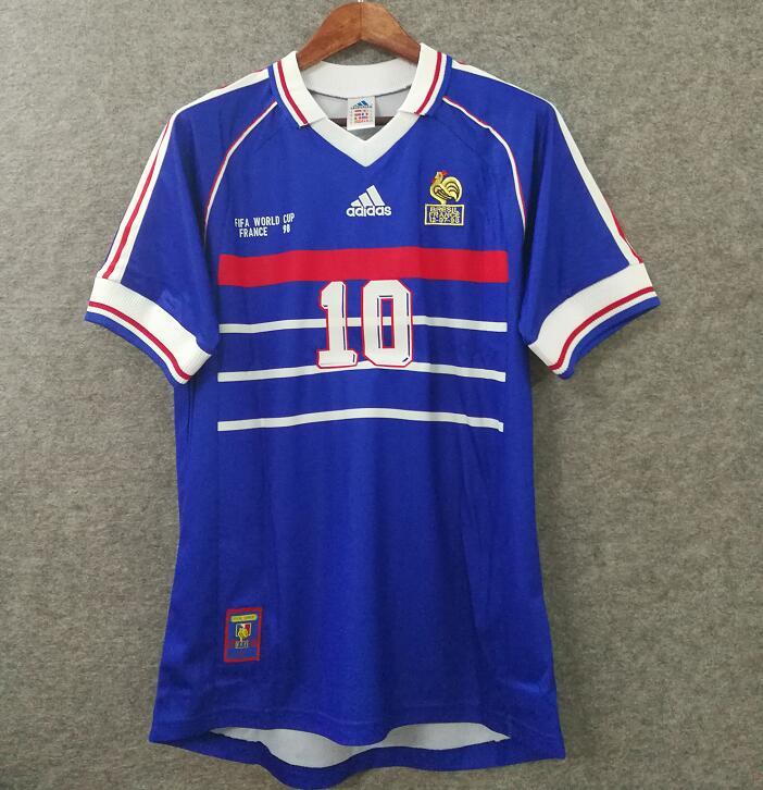 ZIDANE 10 FIFA WORLD CUP 1998 FINAL JERSEY