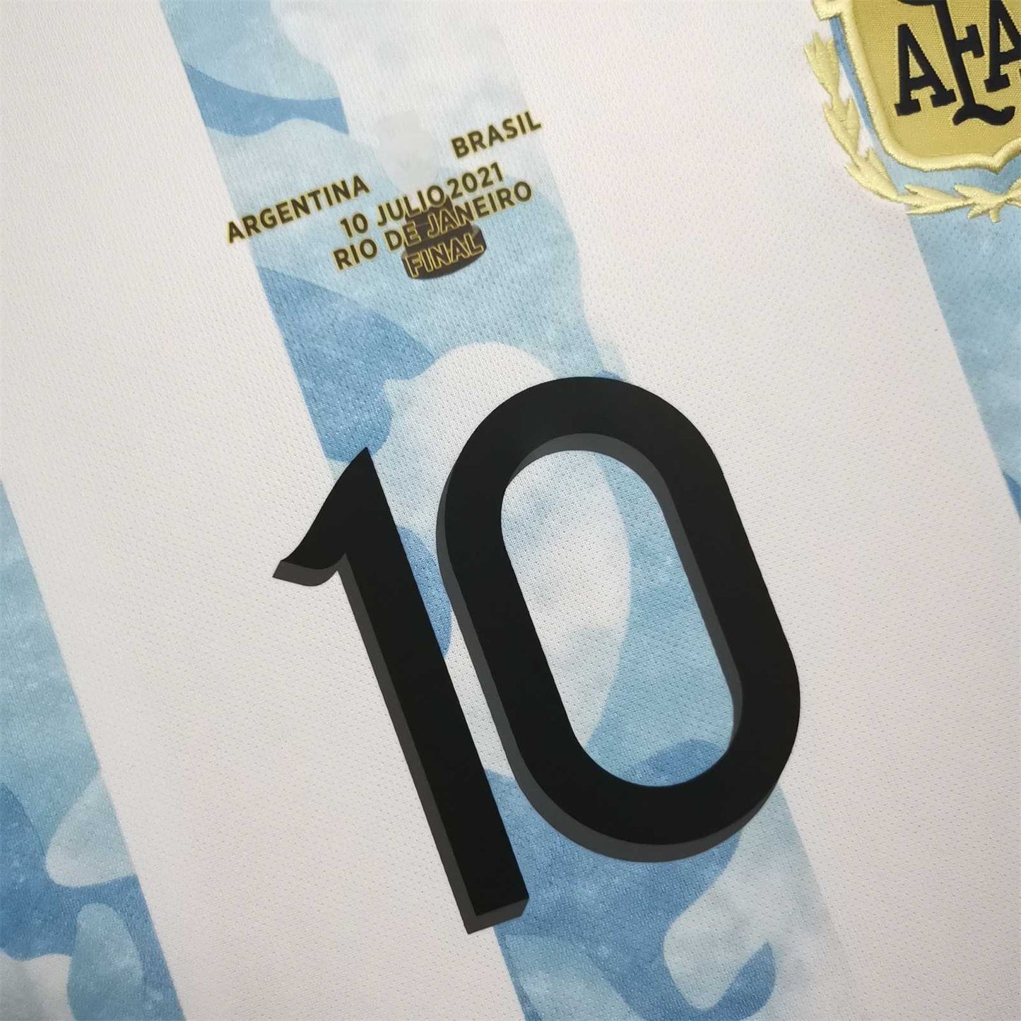 Lionel Messi 10 Copa America 2021 Final Edition Jersey