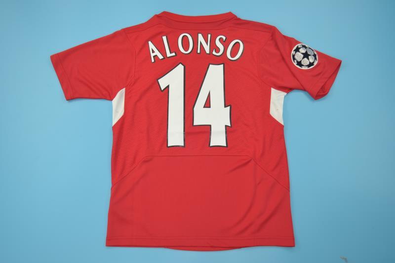 XABI ALONSO 14 LIVERPOOL CHAMPIONS LEAGUE FINAL EDITION JERSEY
